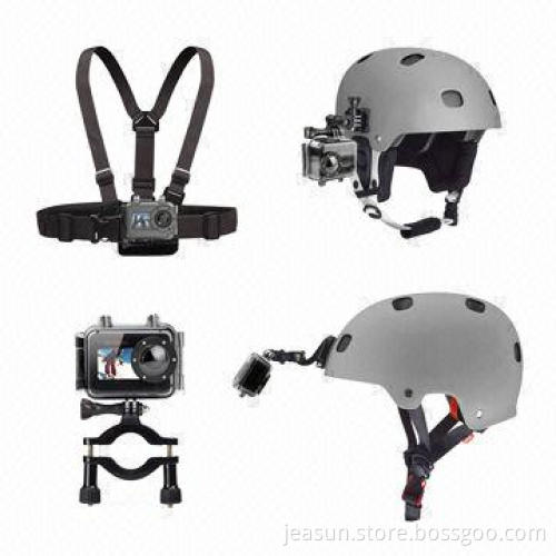 Waterproof Portable Super FOV Sports Camera with 1.5-inch LCD and RF Remote Control